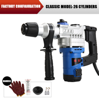 Marteau de démolition à percussion électrique portable de qualité industrielle 110V/220V 1900W, double fonction, pour bricolage