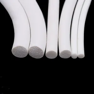 Spot extruded silicone sponge line 1.5mm flame retardant silicone foam with soft silicone foam line seal