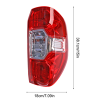 Conjunto de Luz Trasera Derecha para Automóvil, Lado del Conductor, Kit de Lámpara Trasera 1101861 para SAIC Maxus LDV T60 SK8C Ute 2.8L 2.0L 2017-2021