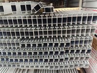 Profils d'extrusion en aluminium finis par électrophorèse pour fenêtres et portes résidentielles et commerciales