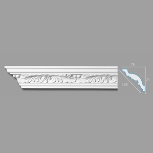 OA-1026ปั้นมงกุฎโพลียูรีเทนสไตล์ยุโรปหรูหราดีไซน์คลาสสิก/ทันสมัยสำหรับการตกแต่งภายในที่หรูหราในวิลล่าโรงแรม - Product Image 2