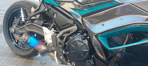 Moto de course D'échappement En Fiber De Carbone Pointe Sans DB Killer Pour Ninja <span class=keywords><strong>650</strong></span> <span class=keywords><strong>MT</strong></span>-09 <span class=keywords><strong>MT</strong></span>-<span class=keywords><strong>07</strong></span> Z1000 Échappe Moto - Product Image 6