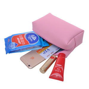 Üretici toptan makyaj organizatör için pratik taşınabilir kozmetik seyahat çantası fermuar kapatma kadınlar için özel Logo şeker - Product Image 2