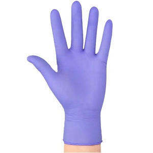 Gants d'examen jetables en PVC nitrile bleu Intco sans latex pour la protection des mains et des virus avec <span class=keywords><strong>anti</strong></span>-transpiration - Product Image 1