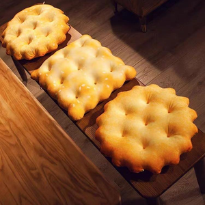 Nuevo algodón simulación galleta juguete de peluche suave hogar Oficina respaldo cojín decoración para niños regalos de fiesta 38cm Unisex - Product Image 4