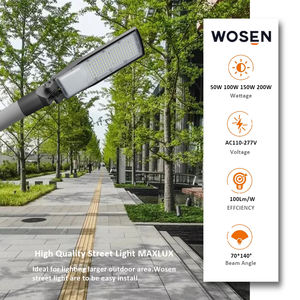 Farola LED para Exteriores de 50W 100W 200W, Todo en Uno, Ajustable - Product Image 3