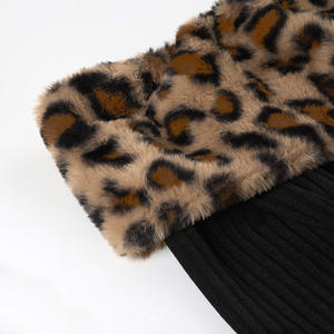 <span class=keywords><strong>ชุด</strong></span>เดรสถักผ้ายืดพิมพ์ลายเสือดาวไม่มีปกคอเสื้อแขนยาวเปิดไหล่รัดรูปด้านหน้าสไตล์ลำลองเน้นสะโพกฤดูหนาวฤดูใบไม้ร่วง - Product Image 5