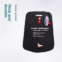 Nouvelle sacoche de douche de camping 20 litres, pliable et portable, pour pique-nique, bain et activités de plein air