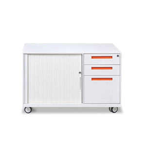 Colorful KD Structure Steel Office Filing Cabinet with Password-protected Mobile Cabinet with File Folder and Hanger <b>desk</b> - Product Image 6