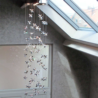 Lustre en cristal artistique ANNO pour l'éclairage de plafond de penthouse