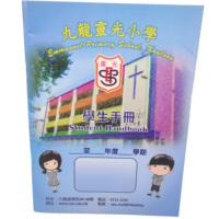 Carnet de campus personnalisable livre commémoratif relié à la selle livre d'agrafe parfait impression de brochures carton fabriqué en offset en usine