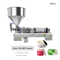 Petite machine de remplissage semi-automatique de liquides pour bureau, machine de remplissage de liquides pour sauces/confitures/beurre de cacahuètes