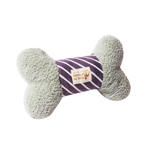 Jouets en peluche qui grincent pour chiens, jouet à mâcher durable pour petits chiens, gris, blanc, vert - Product Image 5