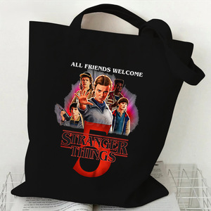 Borsa a Tracolla in Tessuto Oxford Stampato <span class=keywords><strong>Stranger</strong></span> <span class=keywords><strong>Things</strong></span> 5, Senza Tema Sessuale, Autunno 2025, Grande Capacità, per Uso Quotidiano degli Studenti - Product Image 4