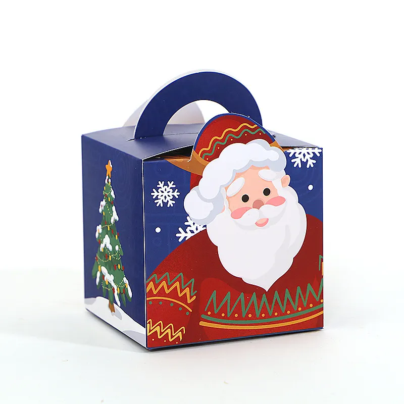 कैंडी चॉकलेट के लिए उच्च प्रदर्शन नई क्रिसमस पैकेजिंग खाद्य क्रिसमस कैंडी उपहार पेपर बॉक्स