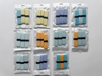 Bande de grip de badminton à double dégradé de couleur, antidérapante, absorbant la transpiration, respirante, pour raquette de tennis et de badminton