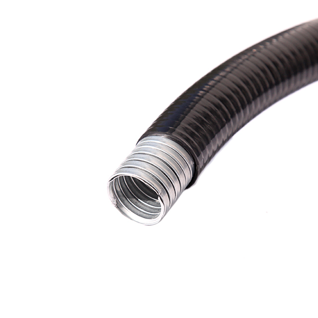 Liquid tight flexible metal conduit with PU sheathing