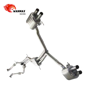 Tubo de <span class=keywords><strong>Escape</strong></span> de acero inoxidable, sistema de <span class=keywords><strong>escape</strong></span> Valvetronic Catback para <span class=keywords><strong>AUDI</strong></span> <span class=keywords><strong>S5</strong></span> B8 3,0, tubo delantero con Catback - Product Image 6