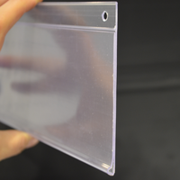 Porte-étiquette de prix en plastique pour supermarché, bande de données oscillante en PVC, bloc suspendu