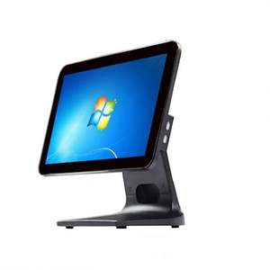 Placa de aluminio desmontable, máquina de pago Windows de 15 pulgadas, hardware de sistema Pos de pago todo en uno con soporte de aluminio para restaurante - Product Image 1