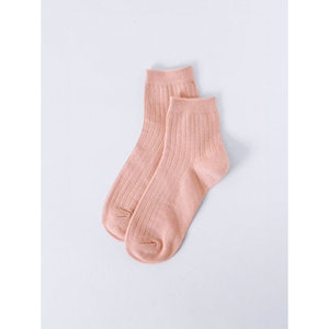 Lib Chaussettes à col unique pour femmes Hiver Respirant à la chaleur-Jetable en coton biologique et nylon Taille personnalisable Couleur unique B - Product Image 1