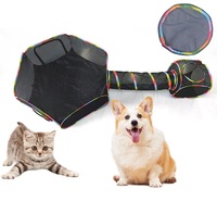 Tunnel pour chat en gros, ensemble 6-en-1, jouet interactif durable pour petits animaux, tunnel de jeu amusant, jouets pour chat