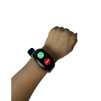 Bracelet intelligent 4G LTE avec fonction SOS d'urgence pour personnes âgées, enfants et adultes, contrôle de la santé, détection de chute, suivi GPS, fréquence cardiaque, compteur de pas