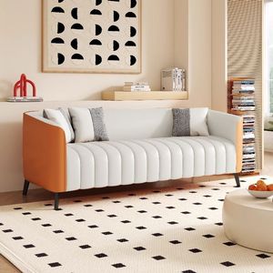 Sofá de Lujo Estilo Italiano de Dos o Tres Plazas con Bloques de Color para Apartamentos Pequeños, Oficinas, Habitaciones de Alquiler, Tiendas de Ropa - Product Image 4