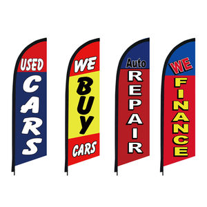 Özel Kurumsal Tarz Oto Tamirhaneleri Reklam Bayrağı Alüminyum Bayrak Direği Dijital Baskılı Polyester Araç Servis Kulübü Promosyon Bayrağı - Product Image 1