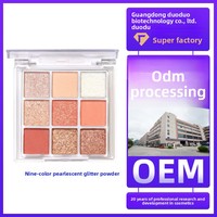 Grenzüberschreitende Exklusive Neun-Farben-Lidschattenpalette Nicht-Puderartig Multi-Finish Perlglanz Schimmer OEM/ODM Verfügbar
