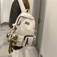 Sac à dos de sport décontracté unisexe multi-poches de style coréen HAIBOWY, résistant à l'usure, portable, pour ordinateur portable