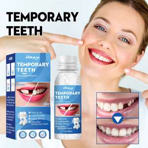 Kit de remplissage dentaire temporaire South Moon : Produit de remplacement dentaire en gutta-percha modifiée, <span class=keywords><strong>colle</strong></span> de réparation <span class=keywords><strong>pour</strong></span> dents manquantes ou cassées - Product Image 2