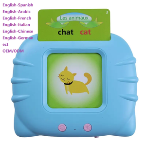 Envío más rápido, tarjetas Flash de palabras a la vista en inglés, máquina de aprendizaje para niños, dispositivo de tarjetas cognitivas Flash parlantes, aprendizaje <span class=keywords><strong>italiano</strong></span> - Product Image 5