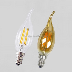 Bóng Đèn <span class=keywords><strong>LED</strong></span> Dây Tóc Edison C37 E14 <span class=keywords><strong>E17</strong></span> E26 E27 Bóng Đèn Đuôi Nến Và Bóng Đèn Đuôi Kéo KH-<span class=keywords><strong>C35</strong></span> - Product Image 6