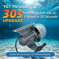 Moteur électrique pour SUP 600W, poussée de 13,5 kgf, moteur portable de 1,6 kg pour planche à pagaie avec télécommande, étanche IP68