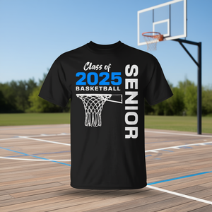 Camiseta de Baloncesto Negra para Hombre, Promocional, Clase de 2025 - Product Image 3