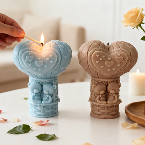 Stampo in Silicone J10-506 per Palloncino a Forma di Orso Teddy, <span class=keywords><strong>Decorazione</strong></span> per San Valentino, Regali di Nozze, Palloncino ad Aria Calda con Orso Seduto, Utensile per Torte - Product Image 3