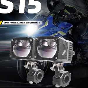 S15 Spot Lights <b>Led</b> Bi Beam Projection Lens 58w <b>Led</b> <b>Projector</b> Lens Max Blue Film <b>Led</b> Headlight Car Light Accessories - Product Image 4