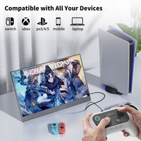 Moniteur portable 15,6 pouces, écran tactile FHD 1080P IPS, deuxième écran pour ordinateur portable, type C HD, pour les voyages, les jeux, le bureau