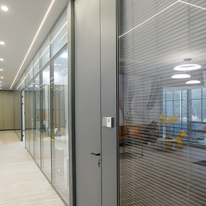 Partición de vidrio acústico para oficina en casa y restaurante Pared de partición de habitación insonorizada - Product Image 4