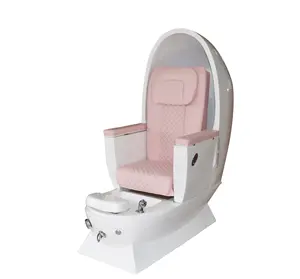 Black and White Egg shape Foot Luxury Intelligent Salon Manicure Pedicure Spa Massage Chair