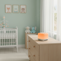 Veilleuse carrée portable pour enfant, à commande tactile, à intensité variable, en ABS, moderne, lumière blanche chaude, rechargeable, lampe de sommeil pour bébé