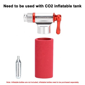 <span class=keywords><strong>Pompe</strong></span> à air CO2 pour vélo ZOYOSPORTS en alliage, mini gonfleur de vélo CO2 avec manchon isolant, <span class=keywords><strong>sans</strong></span> gaz - Product Image 5
