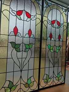 Panneaux de vitraux solides personnalisés pour <span class=keywords><strong>porte</strong></span> <span class=keywords><strong>d</strong></span>'<span class=keywords><strong>entrée</strong></span> extérieure et <span class=keywords><strong>porte</strong></span> <span class=keywords><strong>d</strong></span>'<span class=keywords><strong>entrée</strong></span>, <span class=keywords><strong>d</strong></span>écoration intérieure avec une forte transmission de la lumière - Product Image 6