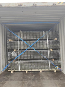 עיצוב אירופאי 7ftx20ft אוסטרליה סִגְנוֹן שערי אבטחה מודרניים מברזל יצוק לגדר חצר גדר בטיחות עמידה בפני קורוזיה - Product Image 4