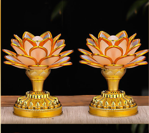 โค<span class=keywords><strong>ม</strong></span>ไฟ LED รูปดอกบัวหลากสี2025สำหรับพระพุทธเจ้าโคมไฟสำหรับพระพุทธเจ้าชาร์จไฟได้สำหรับบ้านแบบนิรันดร์ - Product Image 3