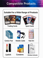 Distributeur automatique de cartes TCG Zhongda, fonction SDK API pour cosmétiques, système de paiement par code QR, carte de crédit et pièces de monnaie, Maquina Expendedora