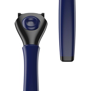 Rasoir en plastique en caoutchouc souple à bas prix Manche droit Rasoir à 5 lames pour hommes - Product Image 6