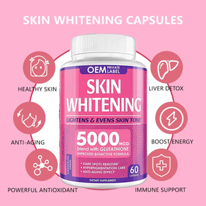 Venta caliente personalizable vitamina C L-Glutathioner cápsula blanqueadora de la piel suplemento alimenticio europeo para adultos y adolescentes - Product Image 5