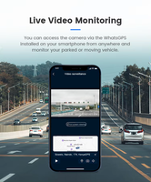 Dashcam 4G 2K/1440P avec WiFi et Suivi GPS, Double Caméra Enregistreur DVR pour Voiture, Vue en Direct, Accès à Distance, Caméra de Suivi, Vidéo en Direct